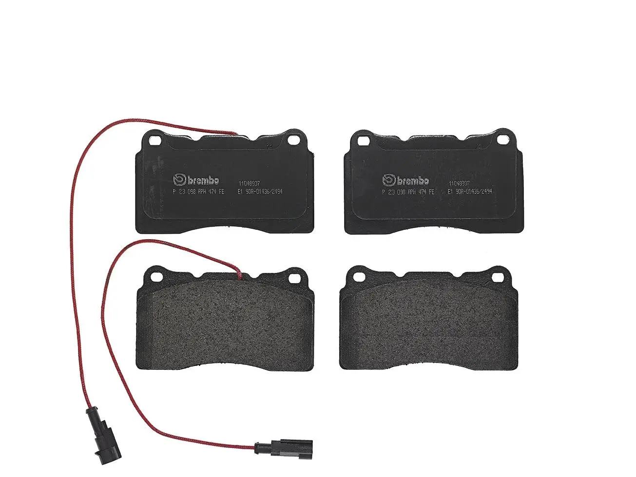 Sada brzdových destiček, kotoučová brzda BREMBO P 23 098