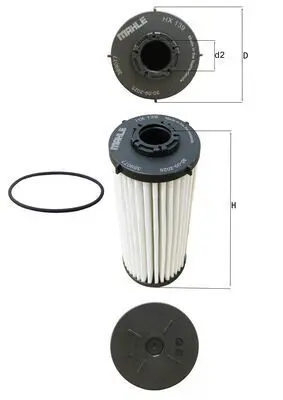 Hydraulický filtr, automatická převodovka KNECHT HX 139D