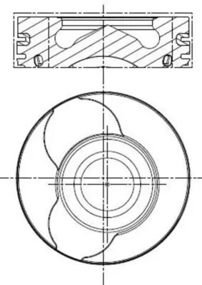 Píst MAHLE 022 01 00