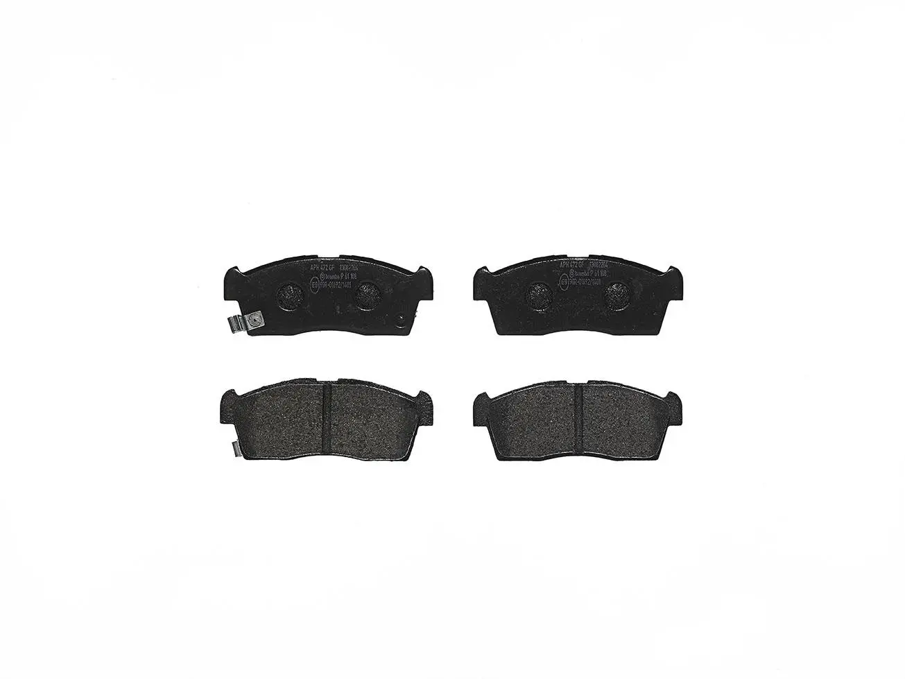 Sada brzdových destiček, kotoučová brzda BREMBO P 61 108