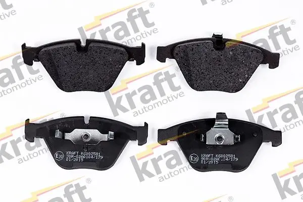 Sada brzdových destiček, kotoučová brzda KRAFT AUTOMOTIVE 6002581