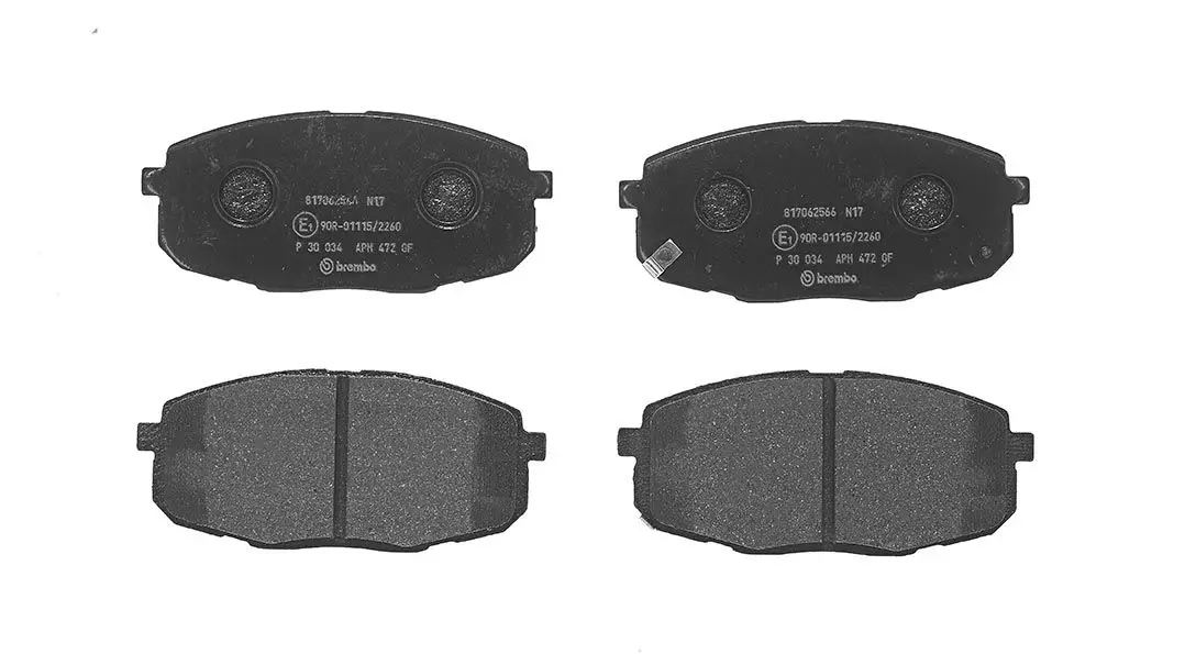 Sada brzdových destiček, kotoučová brzda BREMBO P 30 034