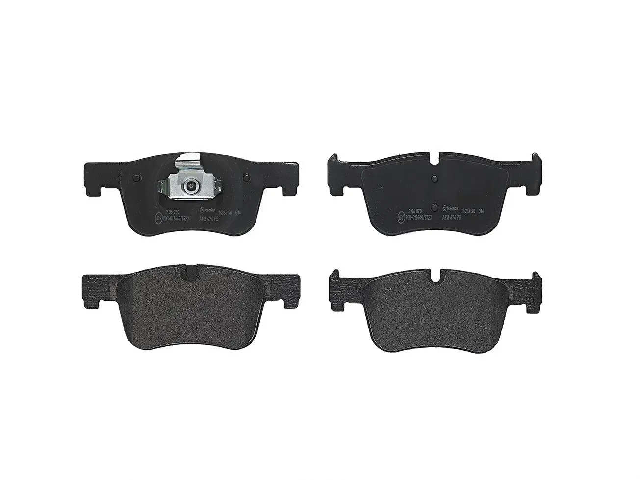 Sada brzdových destiček, kotoučová brzda BREMBO P 06 070