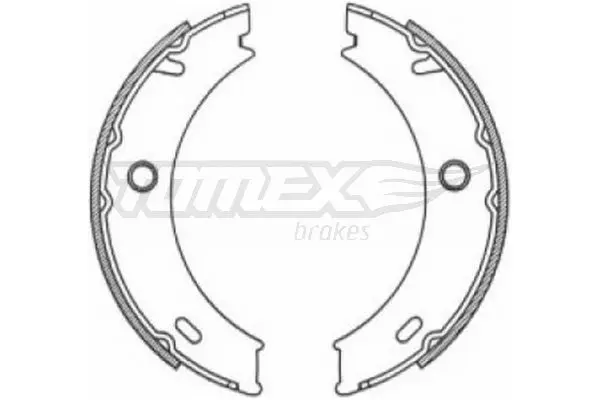 Sada brzdových čelistí TOMEX Brakes 21-18