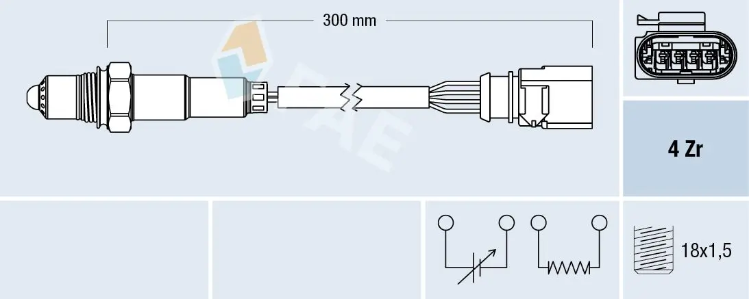 Lambda sonda FAE 77463