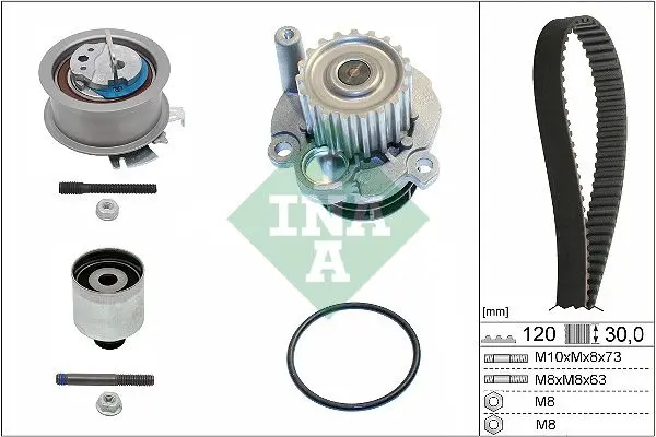 Vodní pumpa + sada ozubeného řemene Schaeffler INA 530 0201 32