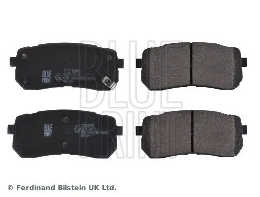 Sada brzdových destiček, kotoučová brzda BLUE PRINT ADG04289