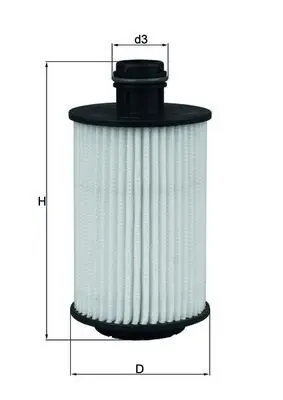 Olejový filtr MAHLE OX 1012D