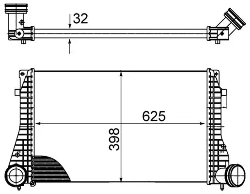 Chladič turba MAHLE CI 482 000S