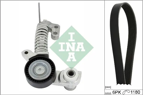 Sada žebrovaných klínových řemenů Schaeffler INA 529 0374 10