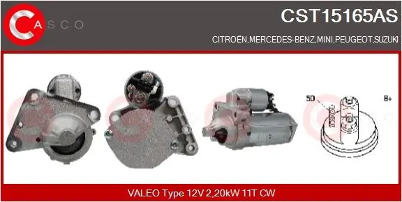 Startér CASCO CST15165AS