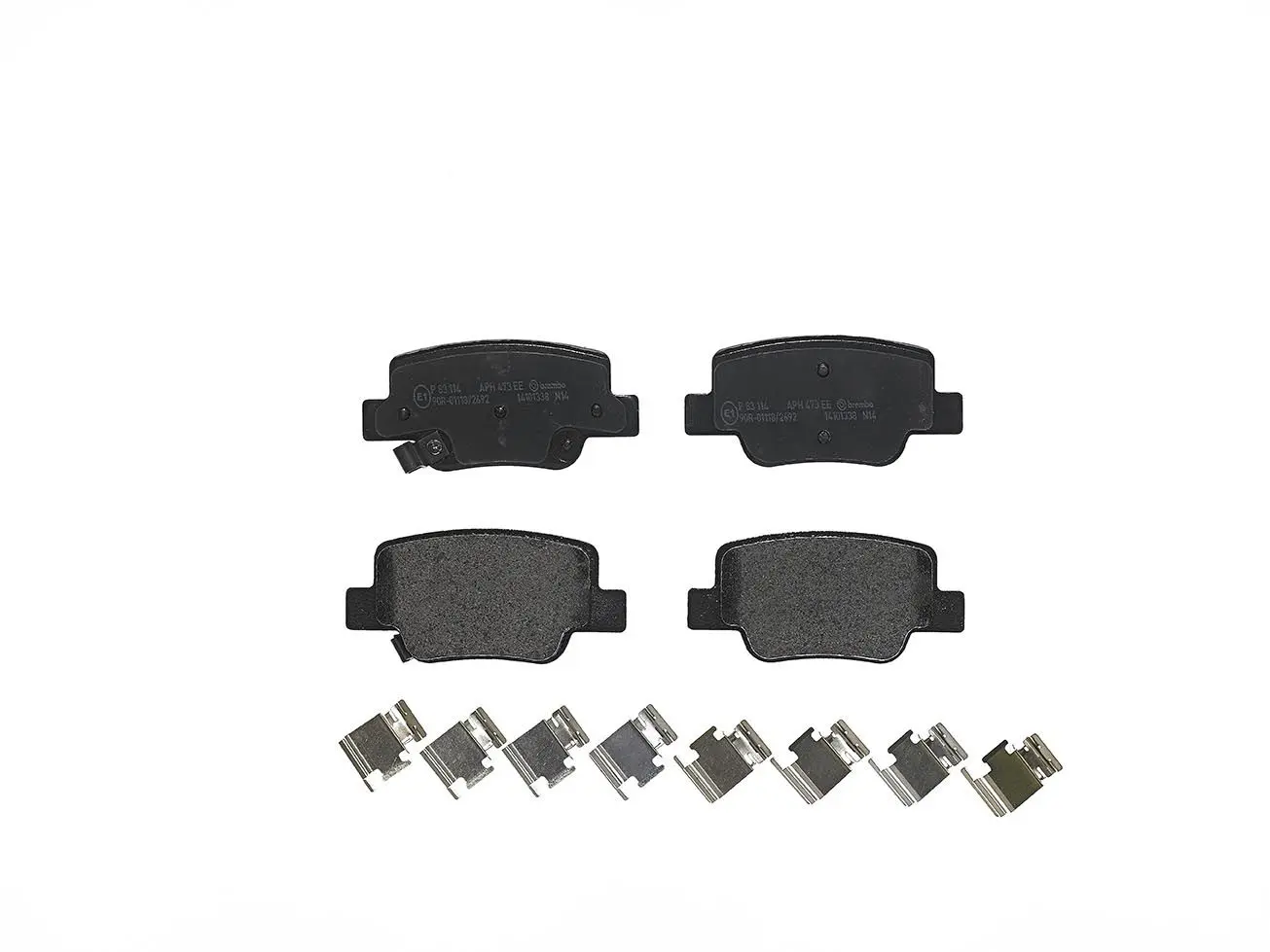 Sada brzdových destiček, kotoučová brzda BREMBO P 83 114