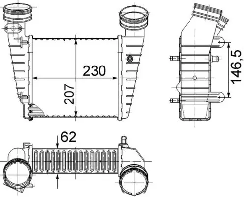 Chladič turba MAHLE CI 346 000S