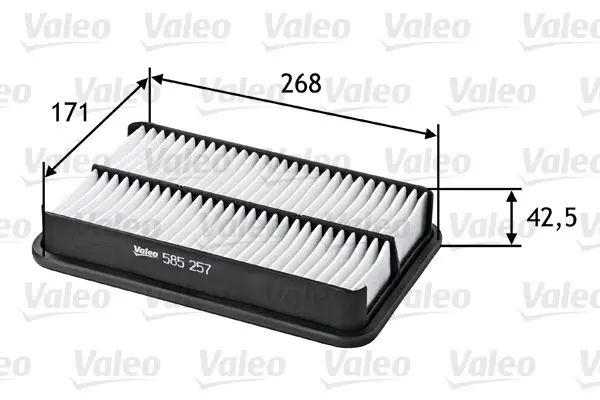 VALEO Vzduchový filtr 585257