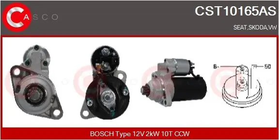 Startér CASCO CST10165AS