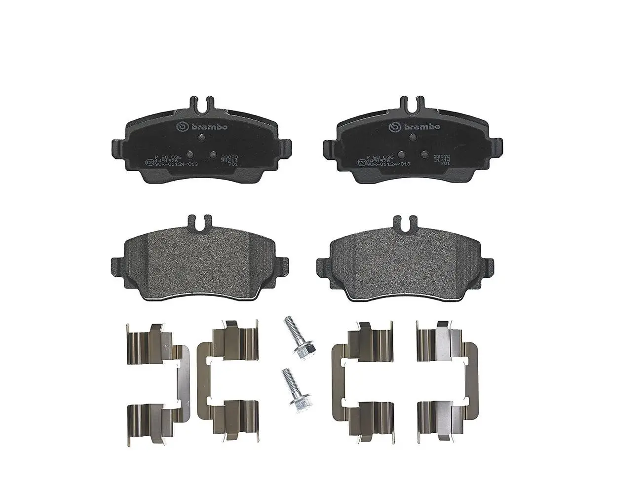 Sada brzdových destiček, kotoučová brzda BREMBO P 50 036