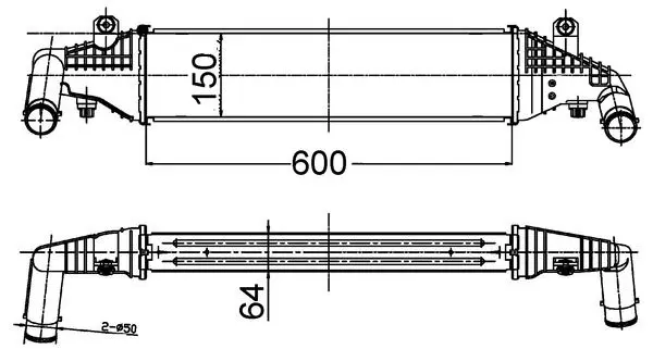 Chladič turba MAHLE CI 504 000S