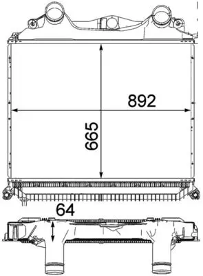 Chladič turba MAHLE CI 121 000P
