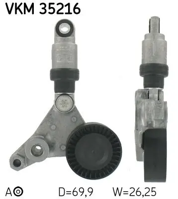 Napínák, žebrovaný klínový řemen SKF VKM 35216