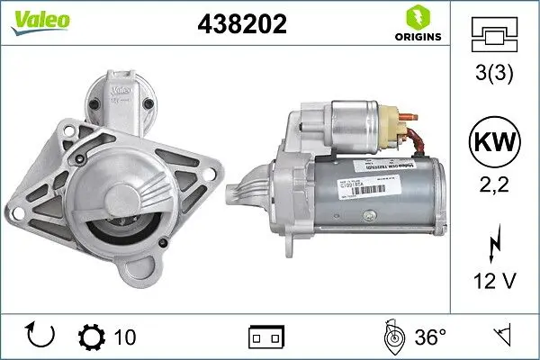 Startér VALEO 438202