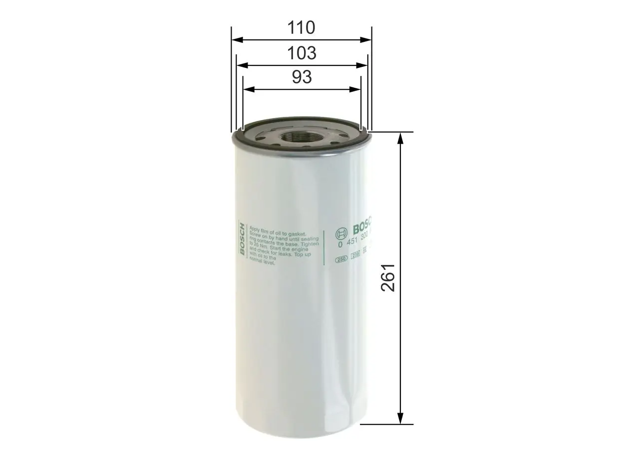 Olejový filtr BOSCH 0 451 300 003