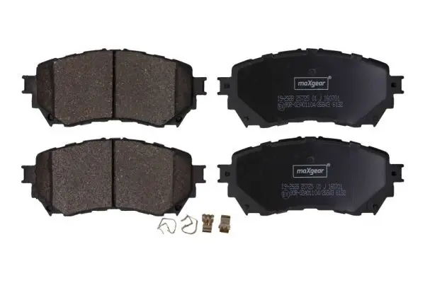 Sada brzdových destiček, kotoučová brzda MAXGEAR 19-2928