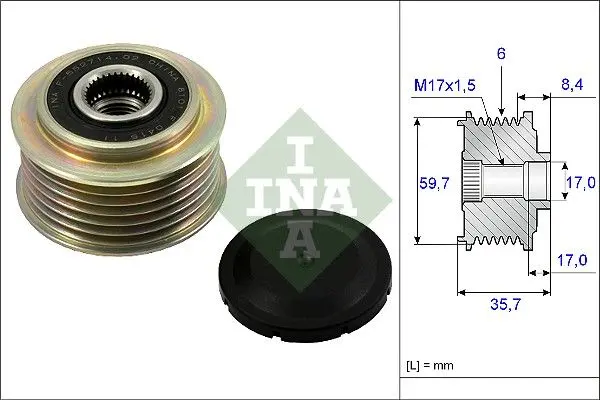 Předstihová spojka Schaeffler INA 535 0225 10