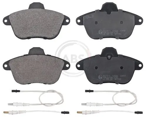Sada brzdových destiček, kotoučová brzda A.B.S. 36670/1