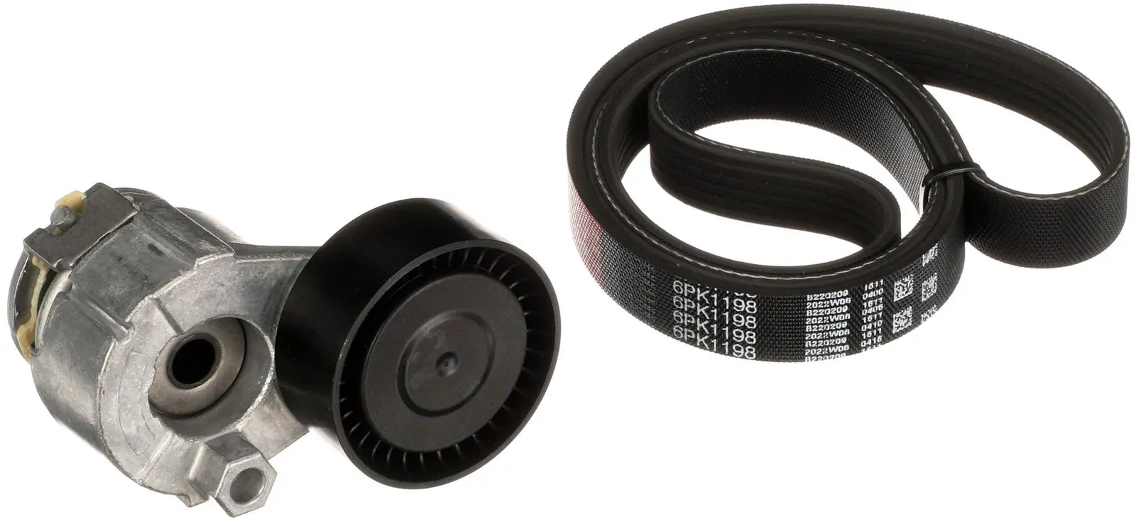 Sada žebrovaných klínových řemenů GATES K016PK1198