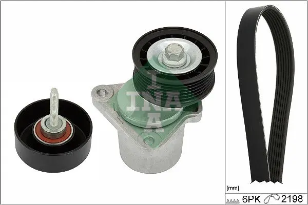 Sada žebrovaných klínových řemenů Schaeffler INA 529 0397 10