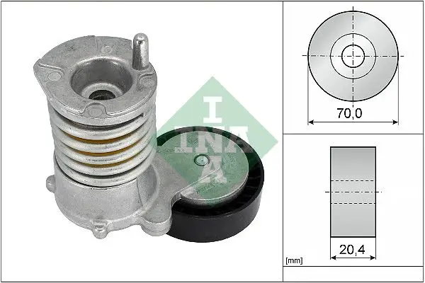 Napínák, žebrovaný klínový řemen Schaeffler INA 534 0030 10
