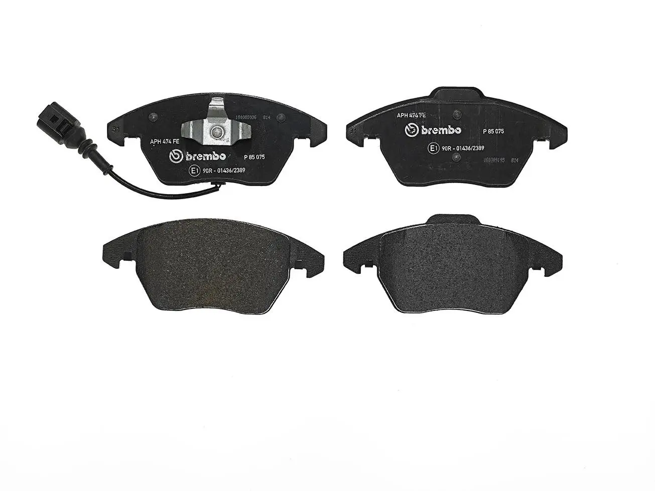 Sada brzdových destiček, kotoučová brzda BREMBO P 85 075X