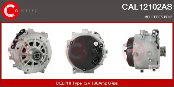 generátor CASCO CAL12102AS