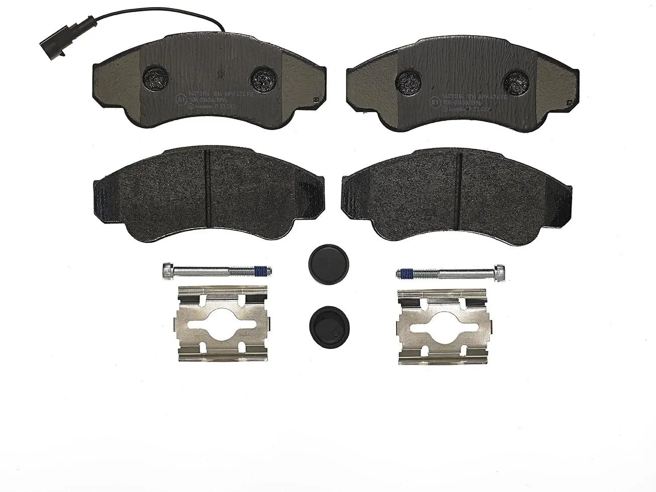 Sada brzdových destiček, kotoučová brzda BREMBO P 23 092