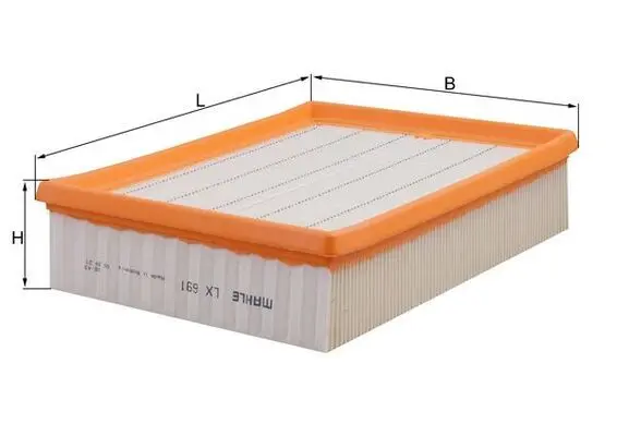 Vzduchový filtr MAHLE LX 691