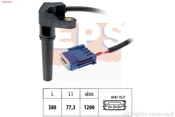 Senzor otáček, automatická převodovka EPS 1.953.618
