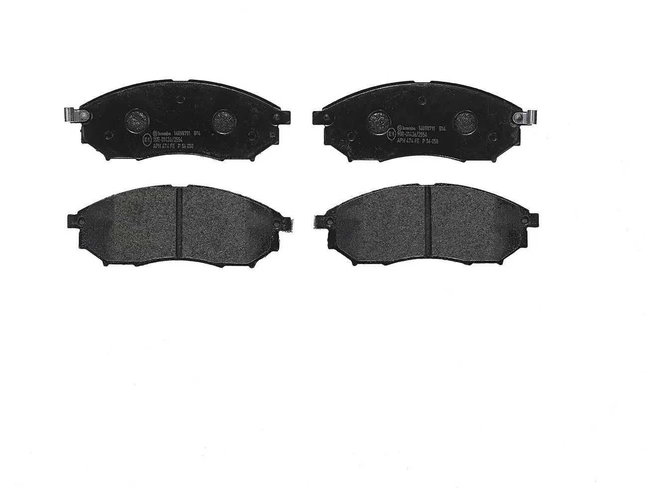 Sada brzdových destiček, kotoučová brzda BREMBO P 56 058