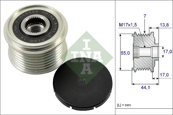 Předstihová spojka Schaeffler INA 535 0167 10