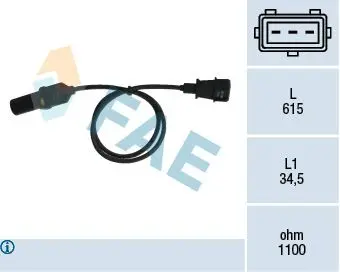 Generátor impulsů, klikový hřídel FAE 79005