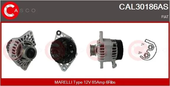 generátor CASCO CAL30186AS