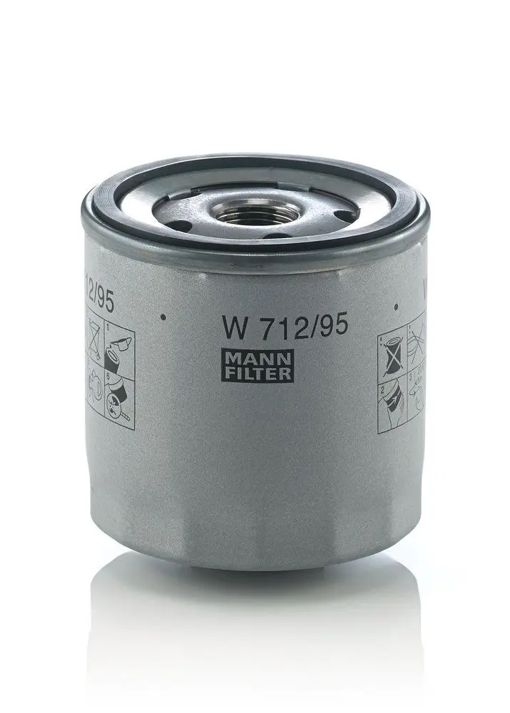 Olejový filtr MANN-FILTER W 712/95
