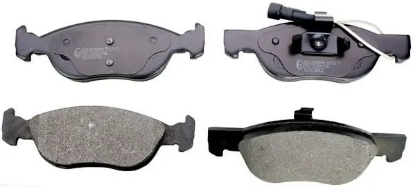 Sada brzdových destiček, kotoučová brzda DENCKERMANN B110177