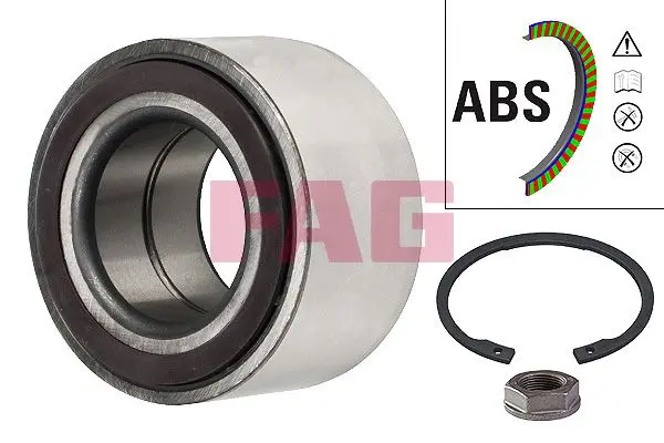 Sada ložisek kol Schaeffler FAG 713 6405 00