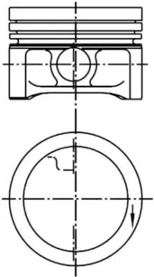 KOLBENSCHMIDT Píst 99455600