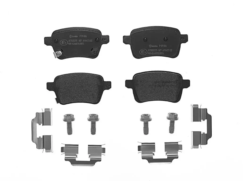 Sada brzdových destiček, kotoučová brzda BREMBO P 59 086
