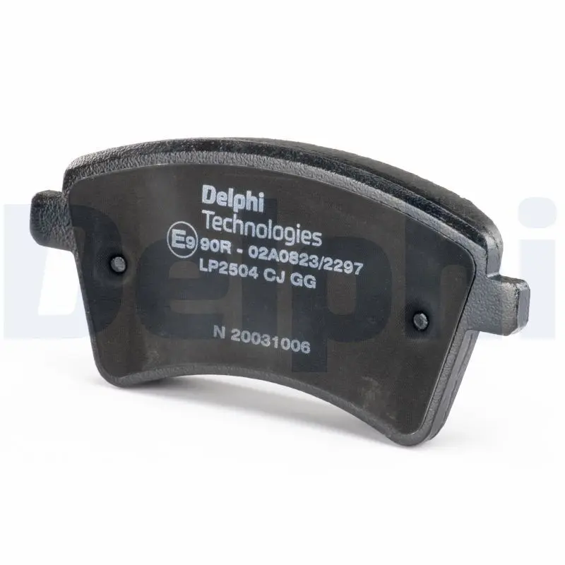 DELPHI Sada brzdových destiček, kotoučová brzda LP2504