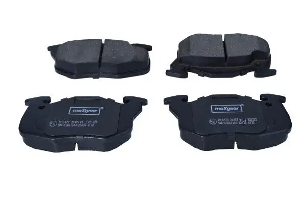 Sada brzdových destiček, kotoučová brzda MAXGEAR 19-0470