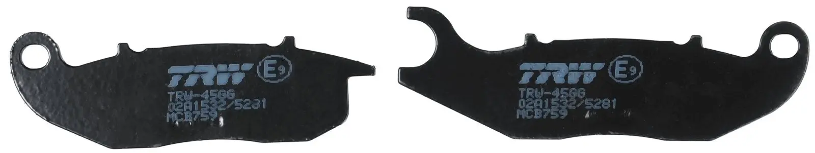 TRW ZF brzdové destičky KH375 organické HONDA CBF 125 09-16, CBR 125 04-17, přední ( )