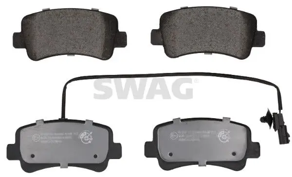Sada brzdových destiček, kotoučová brzda SWAG 60 91 6843