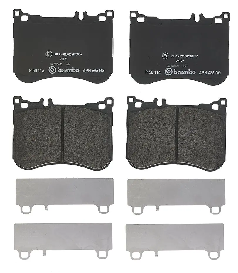 Sada brzdových destiček, kotoučová brzda BREMBO P 50 114